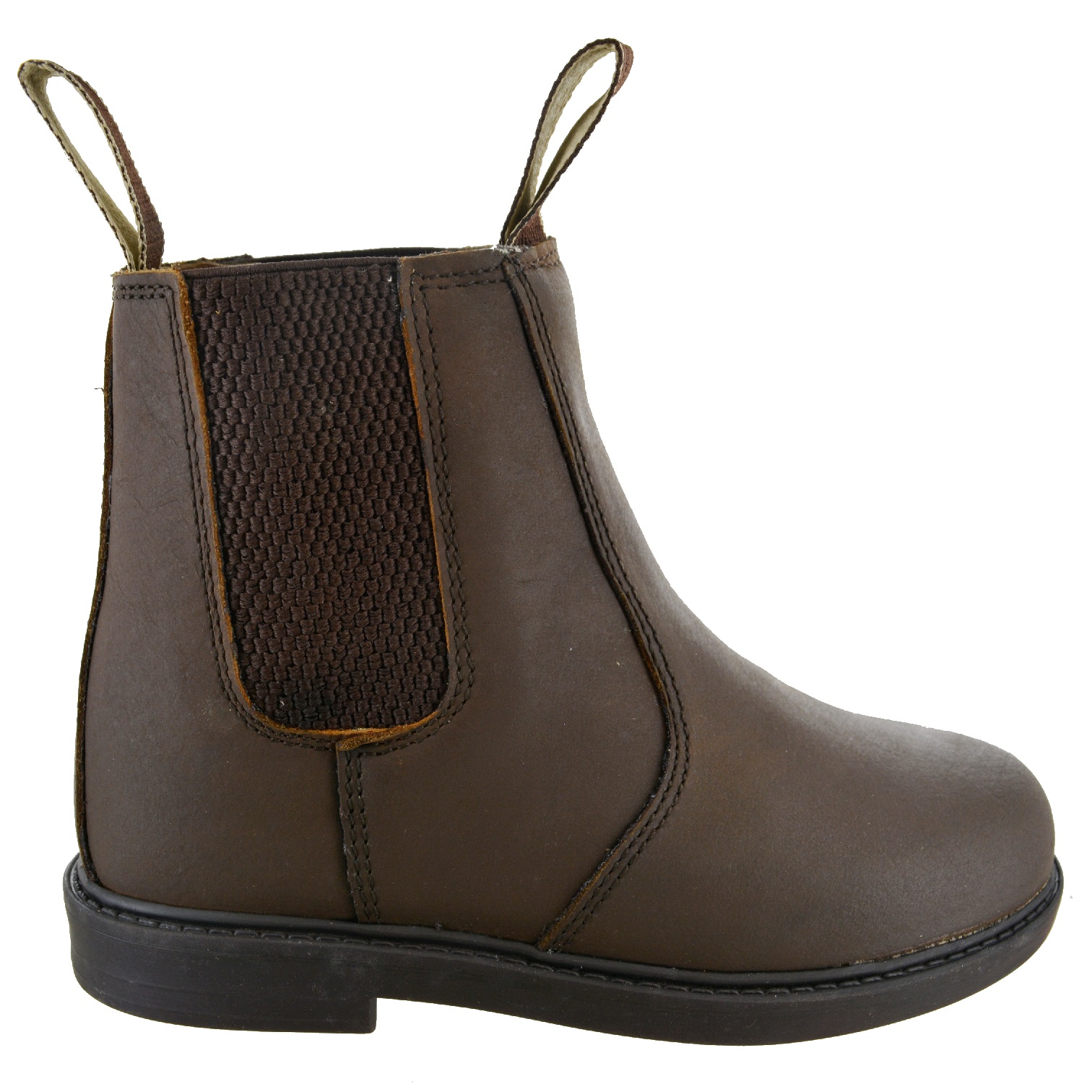 NEW KIDS BOYS GIRLS DEALER CHELSEA SCHOOL ANKLE PULL UP LEATHER BOOTS